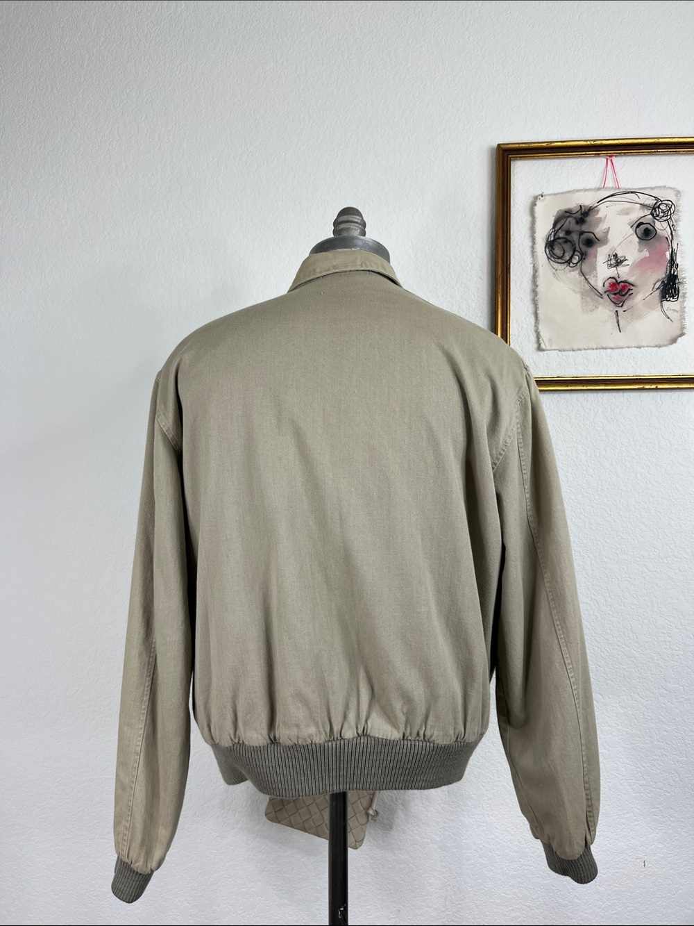 Polo Ralph Lauren Cotton Bomber Flap Pockets VTG Epaulets Oversized Jacket - Picture 9 of 13